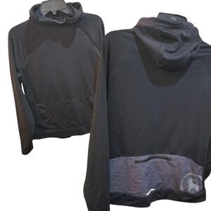 BACKCOUNTRY Sz M HERO DIRT Mountain Biking Pullover Dri Fit Rayon Sweater